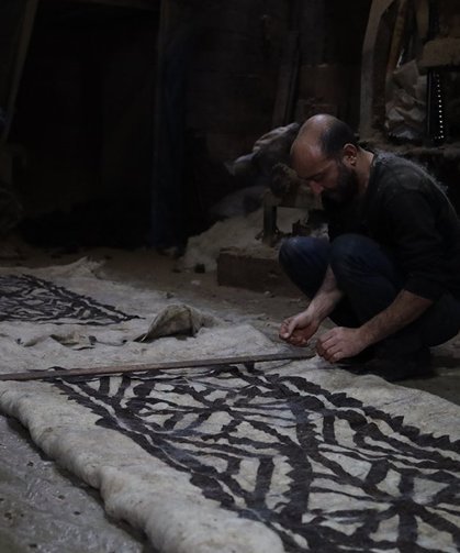 Koyun yününü sanata dönüştürenler