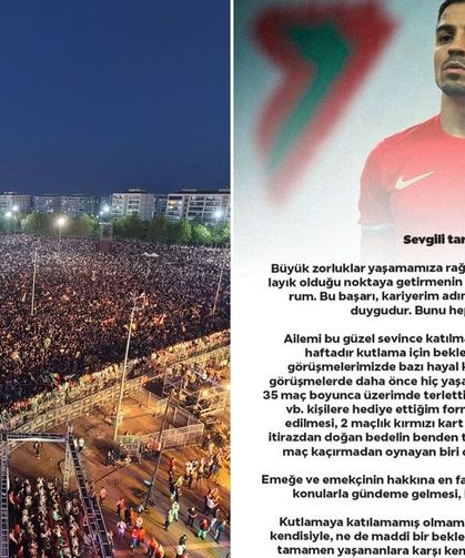 Amedsporlu futbolcu Murat Uçar, törene neden katılmadığını açıkladı