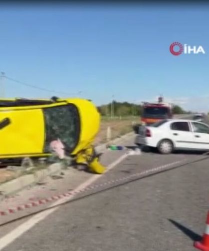 Diyarbakır'da iki otomobil çarpıştı: 6 yaralı