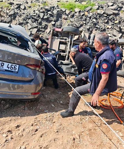 Batman-Diyarbakır karayolunda feci kaza: 1 ölü, 2 yaralı