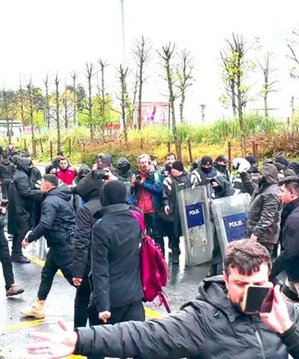 Mecidiyeköy’de 1 Mayıs yürüyüşüne polisten müdahale