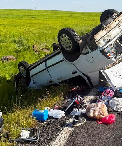 Şanlıurfa'da otomobil takla attı: 5 yaralı