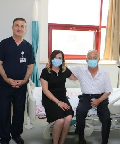 Diyarbakır'da babasına babaları günü hediyesi olarak böbreğini verdi