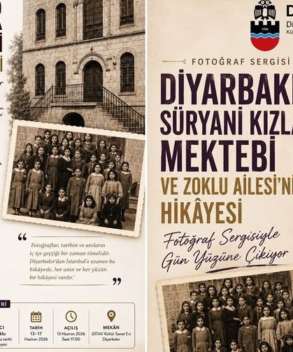 “Diyarbakır Süryani Kızlar Mektebi ve Zoklu Ailesi” Fotoğraf Sergisi