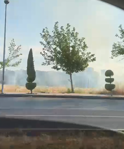 Diyarbakır Batıkent’teki boş arazide yangın