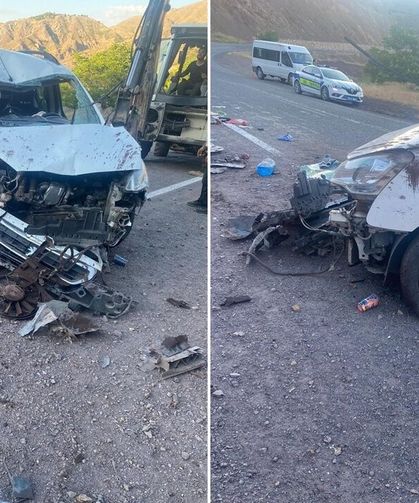 Elazığ’da takla atan araçta 5 yaralı