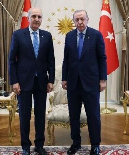 Erdoğan ile Meclis Başkanı görüştü