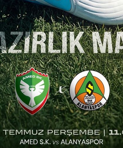 Amedspor, Alanyaspor ile hazırlık maçında karşılaşacak