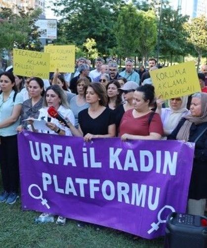 Urfa’da kadınlardan protesto eylemi