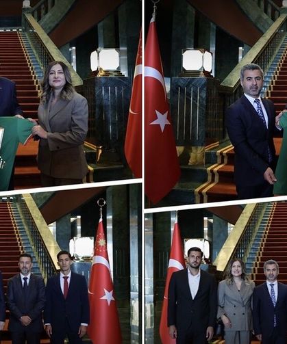 Amedspor heyeti Erdoğan ile görüştü