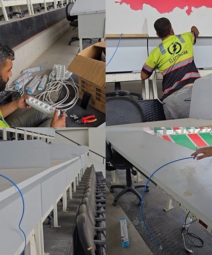 Güneydoğu Gazeteciler Cemiyeti’nin girişimiyle basın tribününde çözüm