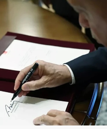 Çerçeve Yasa artık Erdoğan'ın önünde