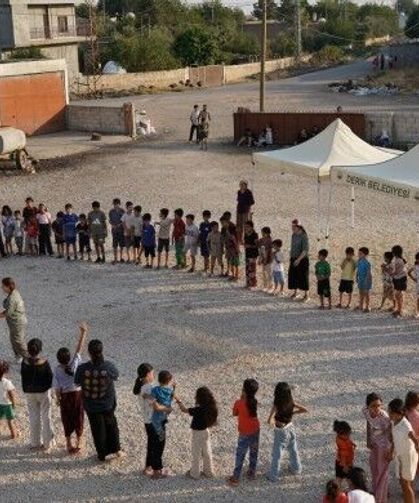 Mardin Derik’te çocuklar ritim ve müzik atölyesinde buluştu