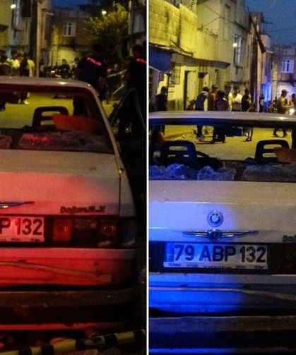 Husumetli ailelerin kavgasında otomobille yaralama
