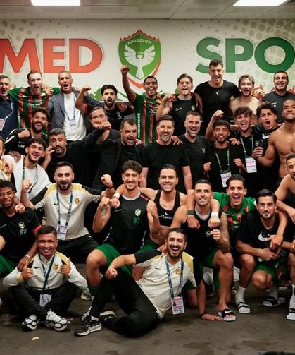 Amedspor’un zafer şifresi soyunma odasında yazıldı