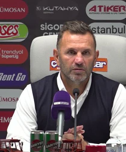 Galatasaray Teknik Direktörü: İkinci yarı çok fazla pozisyon vermeden skoru büyüttük