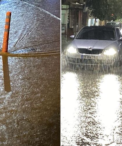 Elazığ'da sağanak yağış