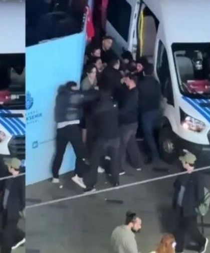 Madenciler için yürüyen gençler gözaltında