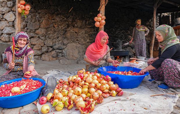 Diyarbakır’da nar ekşisi mesaisi başladı