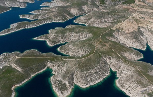 Atatürk barajında kartpostallık görüntüler