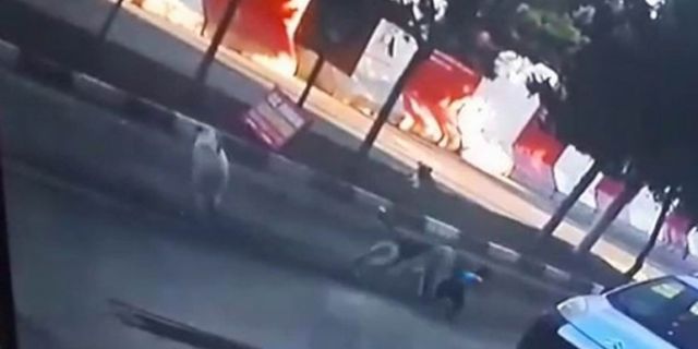 VİDEO- Dehşete düşüren görüntü!