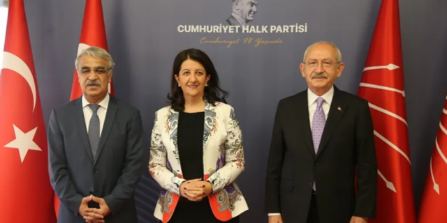 Buldan ve Sancar, Kılıçdaroğlu’nu ziyaret etti