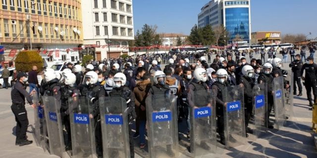Diyarbakır'daki 15 Şubat protestosuna polis engeli