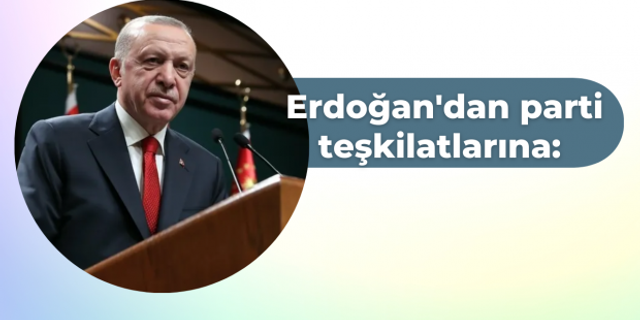 İç tartışmaları bırakın