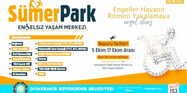 Engellilere yönelik 12 kurs açılıyor