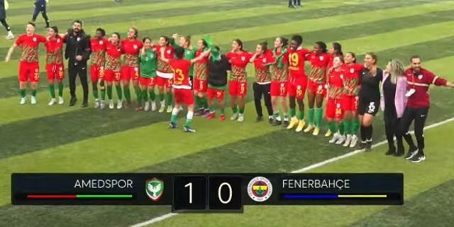 Amedspor Fenerbahçe’yi yendi