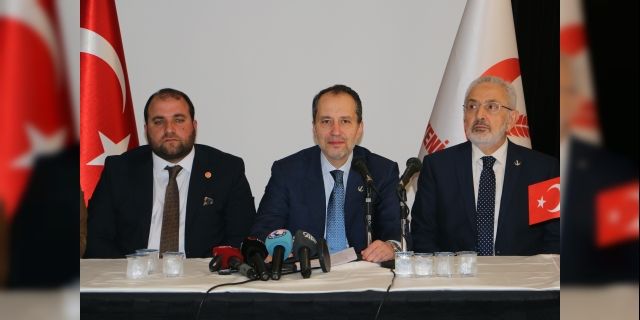 Fatih Erbakan, parti temsilcileri ve basınla buluştu (video)