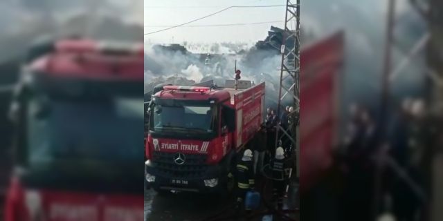 7 saat süren yangında soğutma çalışmaları başladı (video)