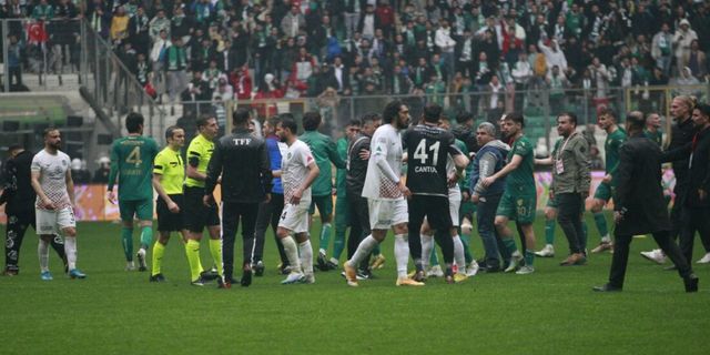 TFF'den Amedspor maçı kararı: Bursaspor'un cezası indirildi