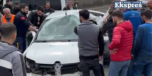 Diyarbakır’da 6 araç birbirine girdi: 3’ü ağır 5 yaralı