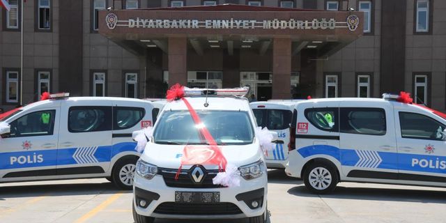 Diyarbakır Emniyet Müdürlüğüne 41 araç tahsis edildi