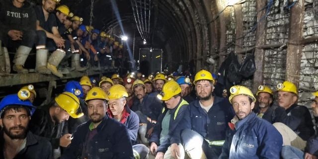 Maden işçileri açlık grevinde