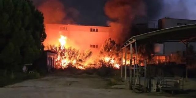 İplik fabrikasında korkutan yangın