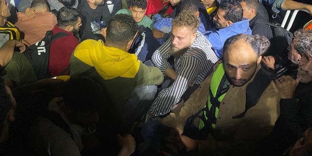 Datça’da 40 göçmene gözaltı