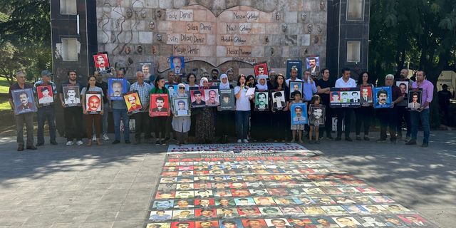 Kayıp yakınları Diyarbakır'da eylem yaptı