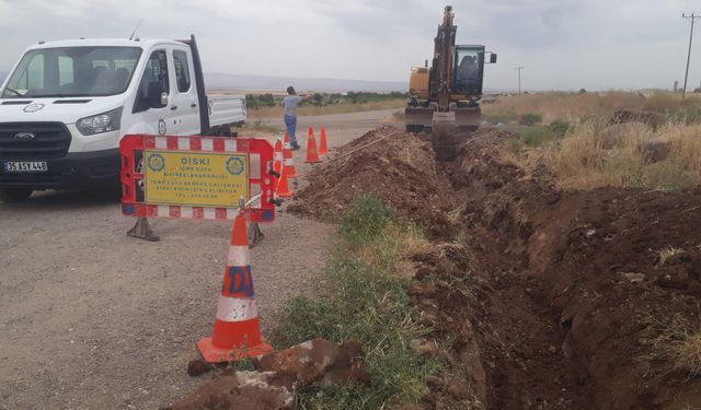 Bağlar’daki afet konutlarında içme suyu çalışmaları başladı
