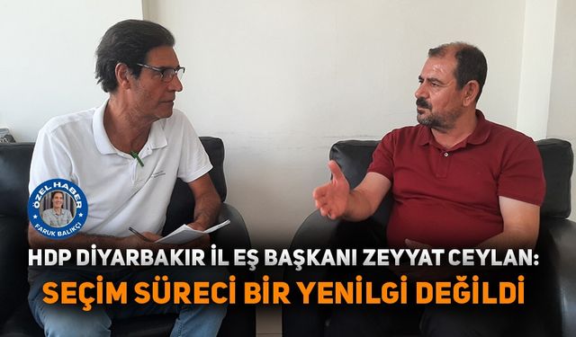 Zeyyat Ceylan: Seçim süreci bir yenilgi değildi