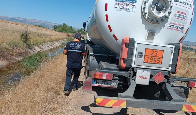 Bingöl’de akaryakıt tankerinde gaz sızıntısı