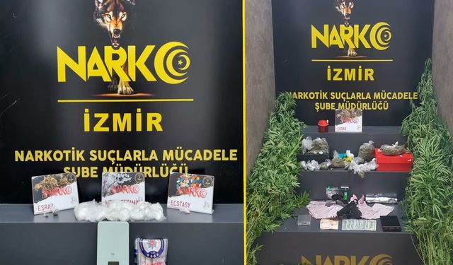 İzmir'de bir haftada 41 uyuşturucu operasyonu: 23 tutuklama