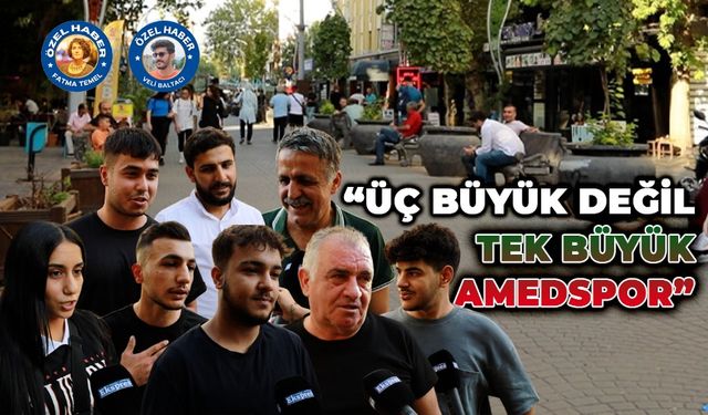 “Üç büyük değil, tek büyük Amedspor”