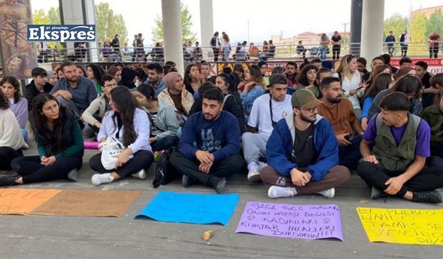 Dicle Üniversitesi öğrencileri eylemde