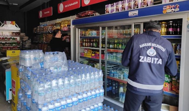 Hakkari'de zabıtadan fiyat denetimi