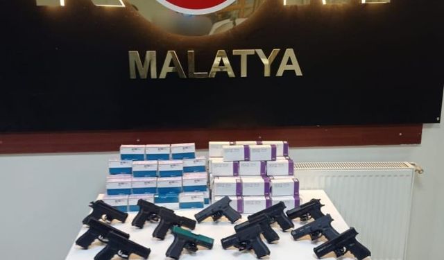 Malatya’da silah kaçakçılığı operasyonu