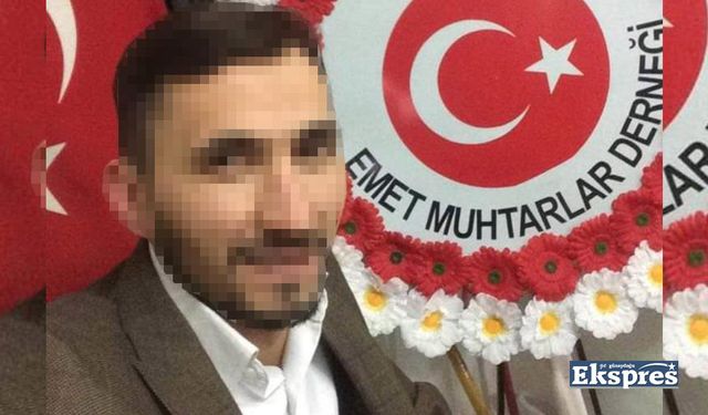 Katil zanlısı muhtar tutuklandı