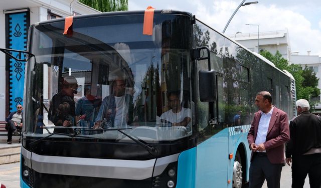 Diyarbakır, Tunceli Belediyesine otobüs tahsis etti