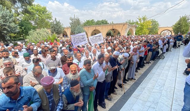 İsrail’de öldürülen imam için Urfa’da gıyabi cenaze namazı